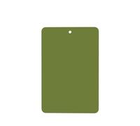 Poezjzw Solid Dark Green Pattern Car Air Fresheners 6 Pcs Rectangle Hanging Aromatherapy Tablets Scented Fresheners For Bedroom Bathroom