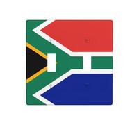 Poezjzw South Africa Flag Pattern Decorative Light Switch Plate Covers 2 Gang Wall Plate Double Toggle Switch Cover 4.5 X 4.5 in