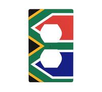 Poezjzw South African Flag Pattern Outlet Covers Wall Plate Light Switch Plate Decorative for Kitchen Bathroom Bedroom Farmhouse Decor