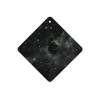 Poezjzw Spaceship In The Stars Pattern Car Air Fresheners 4 Pcs Square Hanging Aromatherapy Tablets Scented Fresheners For Bedroom Closet Shoe