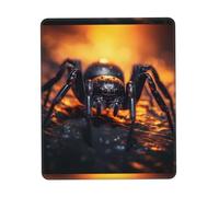 POEZJZW Spider in The Light Pattern Mouse Pad, Portable Office Non-Slip Rubber Base Wireless Mouse Pad for Office Laptop Computer Pc 8.3 X 10.3 in
