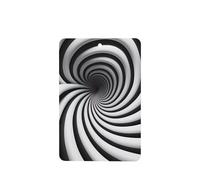 Poezjzw Spiral Optical Illusion Gif Pattern Car Air Fresheners 4 Pcs Rectangle Hanging Aromatherapy Tablets Scented Fresheners For Bedroom Bathroom