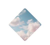 Poezjzw Square Lavender Scent Car Air Fresheners A Cloud Pattern 6 Pcs Aromatherapy Tablets For Wardrobe Shoe
