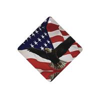 Poezjzw Square Lavender Scent Car Air Fresheners American Flag Fly Eagle Pattern 4 Pcs Aromatherapy Tablets For Wardrobe Shoe Cabinet Eliminate