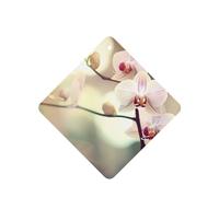 Poezjzw Square Lavender Scent Car Air Fresheners An Orchid. Pattern 4 Pcs Aromatherapy Tablets For Wardrobe Shoe