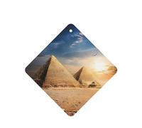 Poezjzw Square Lavender Scent Car Air Fresheners Ancient Egypt Pattern 6 Pcs Aromatherapy Tablets For Wardrobe Shoe Cabinet Eliminate