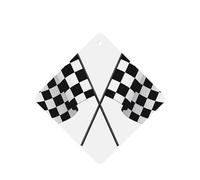 Poezjzw Square Lavender Scent Car Air Fresheners Black White Formula Checkered Flags Pattern Pattern 6 Pcs Aromatherapy Tablets For Wardrobe Shoe Cabinet Eliminate