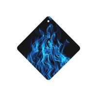 Poezjzw Square Lavender Scent Car Air Fresheners Blue Flame Pattern 6 Pcs Aromatherapy Tablets For Wardrobe Shoe Cabinet Eliminate