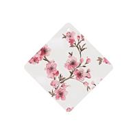 Poezjzw Square Lavender Scent Car Air Fresheners Cherry Blossom Pattern 6 Pcs Aromatherapy Tablets For Wardrobe Shoe Cabinet Eliminate