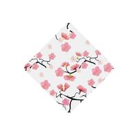 Poezjzw Square Lavender Scent Car Air Fresheners Cherry Japanese Cherry Blossom Pattern 6 Pcs Aromatherapy Tablets For Wardrobe Shoe Cabinet Eliminate
