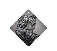 Poezjzw Square Lavender Scent Car Air Fresheners Cool Leopard Pattern 4 Pcs Aromatherapy Tablets For Wardrobe Shoe Cabinet Eliminate