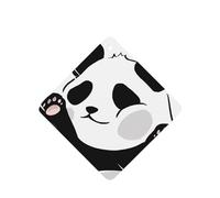 Poezjzw Square Lavender Scent Car Air Fresheners Funny Panda Pattern 4 Pcs Aromatherapy Tablets For Wardrobe Shoe Cabinet Eliminate