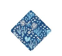 Poezjzw Square Lavender Scent Car Air Fresheners Green Sea Blue Seaweed Pattern 6 Pcs Aromatherapy Tablets For Wardrobe Shoe Cabinet Eliminate