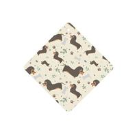 Poezjzw Square Lavender Scent Car Air Fresheners I Love My Dog Dachshunds Pattern 6 Pcs Aromatherapy Tablets For Wardrobe Shoe Cabinet Eliminate