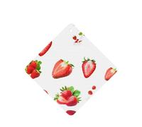 Poezjzw Square Lavender Scent Car Air Fresheners Love Bite Pattern 6 Pcs Aromatherapy Tablets For Wardrobe Shoe
