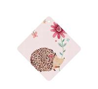 Poezjzw Square Lavender Scent Car Air Fresheners Lovely Hedgehog Pattern 4 Pcs Aromatherapy Tablets For Wardrobe Shoe Cabinet Eliminate