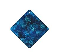 Poezjzw Square Lavender Scent Car Air Fresheners Sea Turtle-Blue Pattern 4 Pcs Aromatherapy Tablets For Wardrobe Shoe Cabinet Eliminate