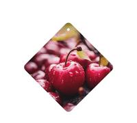 Poezjzw Square Lavender Scent Car Air Fresheners The Cherries Are Falling. Pattern 6 Pcs Aromatherapy Tablets For Wardrobe Shoe