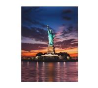 POEZJZW Statue Of Liberty, Usa Fashion Flannel Bed Blanket 40" X 30" Cozy Blanket Soft And Warm Sofa Blanket, Bedroom Blanket