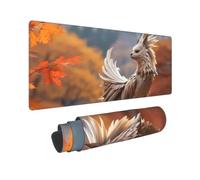 Poezjzw Strange Beasts Long Gaming Mouse Pad Large Desk Pad Keyboard Mat with Stitched Edges for Gaming and Office 31.5 X 11.8 in