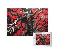Poezjzw Straw Monster Classic Jigsaw 1000 Pieces Wooden Puzzle Modern Home Decor Intellectual Game 75x50cm