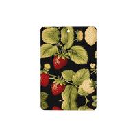 Poezjzw Strawberry Harvest Pattern Car Air Fresheners 6 Pcs Rectangle Hanging Aromatherapy Tablets Scented Fresheners For Bedroom Closet Shoe