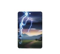 Poezjzw Sword And Lightning Pattern Car Air Fresheners 6 Pcs Rectangle Hanging Aromatherapy Tablets Scented Fresheners For Bedroom Closet Shoe