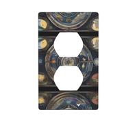 Poezjzw Tarot Compass Pattern Outlet Covers Wall Plate Light Switch Plate Decorative for Kitchen Bathroom Bedroom Farmhouse Decor
