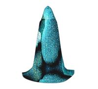 POEZJZW Textured Rocks Pattern Hooded Cloak Robe Costume Cloak For Adult Men Women Christmas Hoodies Cape Cosplay Costumes S