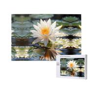 Poezjzw Thailand'S National Flower Puzzles For Adult 1000 Pieces Wooden Jigsaw For Family Friend Home Decor Wall Art 29.5 X 19.7 In