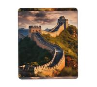 POEZJZW The Great Wall of China Pattern Mouse Pad, Portable Office Non-Slip Rubber Base Wireless Mouse Pad for Office Laptop Computer Pc 7 X 8.6 in