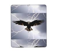 Poezjzw Thunderbird Pattern Mouse Pad Non-Slip Rubber Stitched Edges Waterproof Gaming Mouse Mat for Desk Gaming Work Wireless Mice 7 X 8.6 in