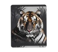 Poezjzw Tiger at Rest Pattern Mouse Pad Non-Slip Rubber Stitched Edges Waterproof Gaming Mouse Mat for Desk Gaming Work Wireless Mice 8.3 X 10.3 in