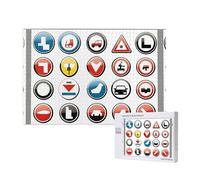 Poezjzw Traffic Symbols In E Classic Jigsaw 1000 Pieces Wooden Puzzle Modern Home Decor Intellectual Game 75x50cm