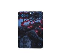 Poezjzw Tree Growing On Rock Pattern Car Air Fresheners 4 Pcs Rectangle Hanging Aromatherapy Tablets Scented Fresheners For Bedroom Closet Shoe