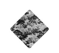 Poezjzw Tree In The Waves Pattern Car Air Fresheners 6 Pcs Square Hanging Aromatherapy Tablets Scented Fresheners For Bedroom Closet Shoe