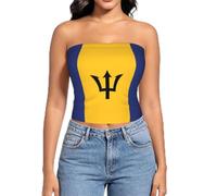 Poezjzw Tube Tops For Women Strapless Bandeau Tanks Casual Backless Shirts