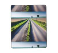 POEZJZW Uneven Country Road Pattern Mouse Pad Gaming Non-Slip Rubber Base Rectangular Mouse Mat for Desktop Computer Laptop Gaming Office 7 X 8.6 in
