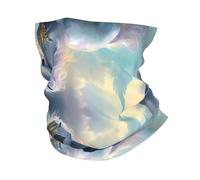 POEZJZW Unicorns On The Run Pattern Neck Gaiter Masks Tube Scarf,Seamless Bandanas Buffs Gators,Ourdoor Face Mask Covering Multi Headwear