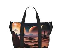 Poezjzw Unknown Planet Travel Duffle Bag Weekender Carry On Tote Bags For Women Hospital Bags For Labor And Delivery Overnight Luggage Bag, Black, One Size, Black, One Size