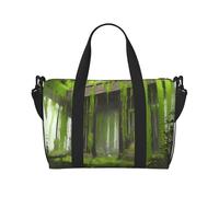 Poezjzw Vegetated Cemetery Travel Duffle Bag Weekender Carry On Tote Bags For Women Hospital Bags For Labor And Delivery Overnight Luggage Bag, Black, One Size, Black, One Size