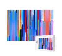 Poezjzw Vertical Stroke Puzzles For Adult 300 Pieces Wooden Jigsaw For Family Friend Home Decor Wall Art 15.7 X 11in
