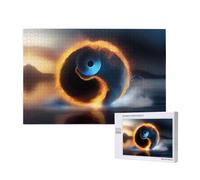 Poezjzw Water And Fire Tai Chi Adult Classic Jigsaw 1000 Pieces Wooden Puzzle Modern Home Decor Intellectual Game 75x50cm