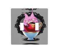 Poezjzw Wicked Fantasy Teacups Pattern Decorative Light Switch Plate Covers 2 Gang Wall Plate Double Toggle Switch Cover 4.5 X 4.5 in