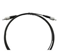 POF Patch Cord 2pcs 1M 2M 3-M 4M 5M 1.0mm Core FC-FC Simplex Metal Ferrule Industrial Control Servo Medical Jumper (2mtr)