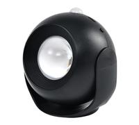 pofaa 1 PCS LED Wall Sconce Motion Sensor 3 Color Sunset Wall Lamp Rechargeable Picture Lights for Bedroom,Wall Light, Black