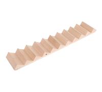 POFET 1/12 Scale Wooden 11-Steps Stair Staircase DIY Accessories for Dolls House