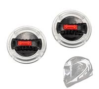 POFET 1 Pair Helmet Screen Lens Mounting Fix Base with Rotate Switch for LS2 Helmet