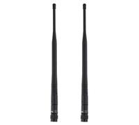 POFET 2pcs Durable Plastic UHF Microphone without Wire Gain Antenna Mic Replacement Part,Wireless Microphone Receiver UHF BNC Male Aerial Antenna