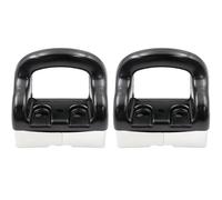 POFET 2PCS Pan Side Handles Replacement, Bakelite Grip Pan Handles Ear Cooking Pan Panhandle, No Scalding, Suitable for Steamer Sauce Pot Cooker